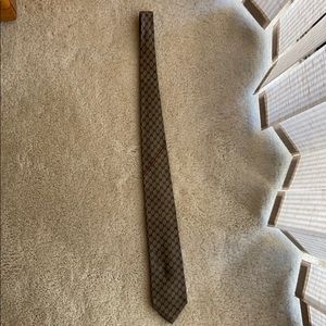Double G gucci silk tie